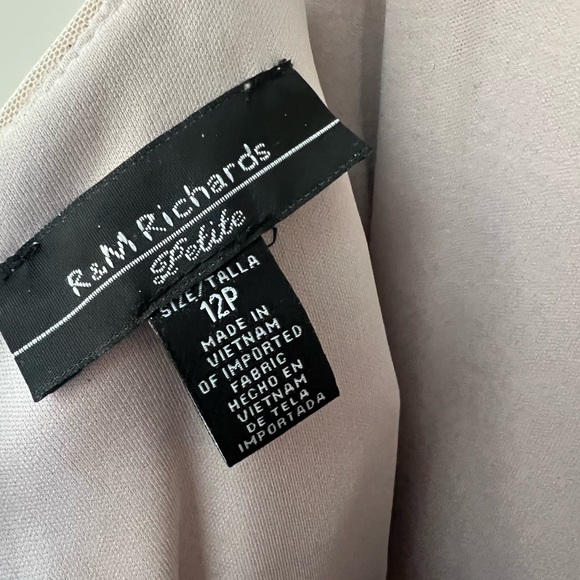 R&M Richards R&M Richards Long Sequin Embellished Column Dress Champagne - Picture 7 of 13